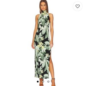 Norma Kamali Tropical Maxi Dress